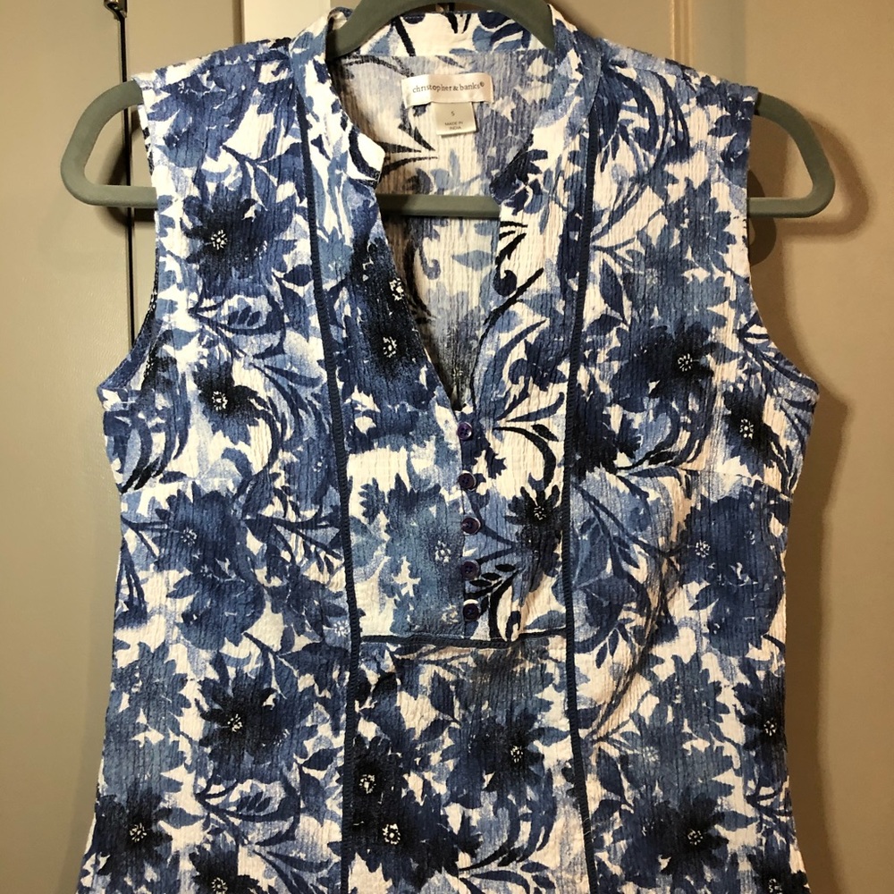 Christopher & Banks tank top blouse